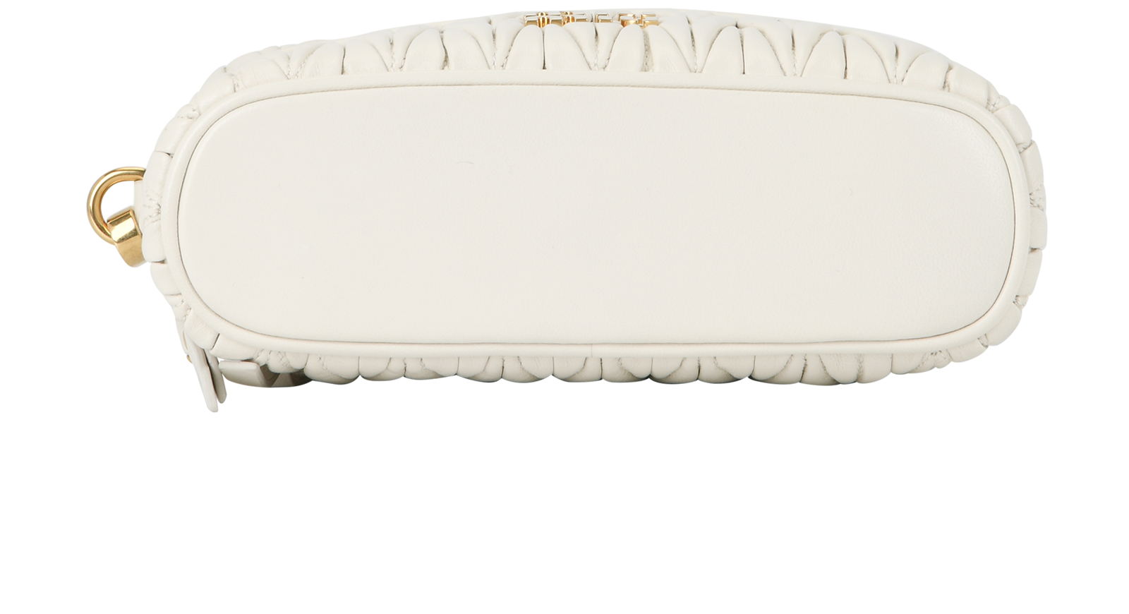 Matelasse Vanity Bag, &pound;950, Handbags, White, Leather, Top view